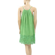 Lilly Pulitzer Crochet Lace Tie Green Mini Dress