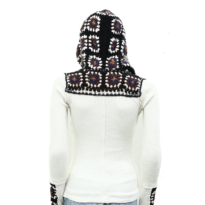 Free People Roswell Cuff Blouse Top