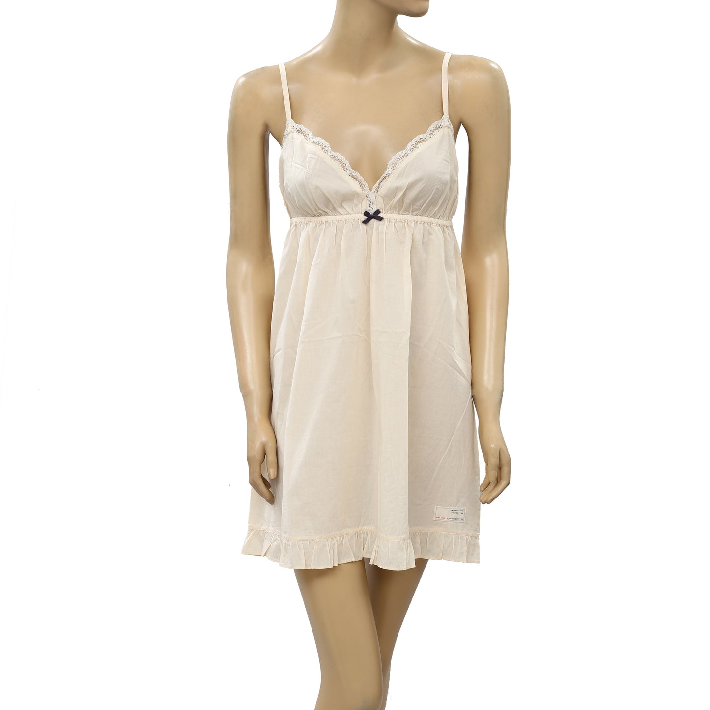Odd Molly Anthropologie Once In A While Lace Slip Mini Dress