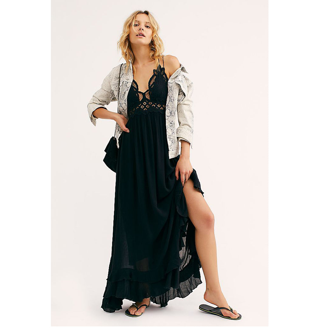 Free People Fp One "Adella" Maxi Dress White Chocolate Couture Free People Fp One "Adella" Maxi Dress White Chocolate Couture