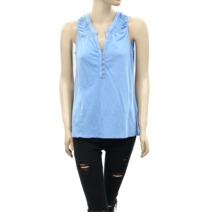 Lilly Pulitzer Essie Solid Blouse Tank Top