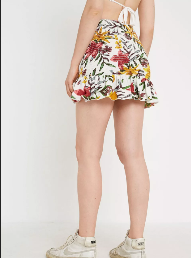 Urban Outfitters UO Nikita Floral Mini Skirt