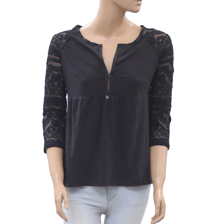 Odd Molly Anthropologie Embroidered Blouse Top