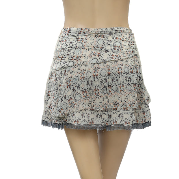 Ba&sh Printed Mini Skirt