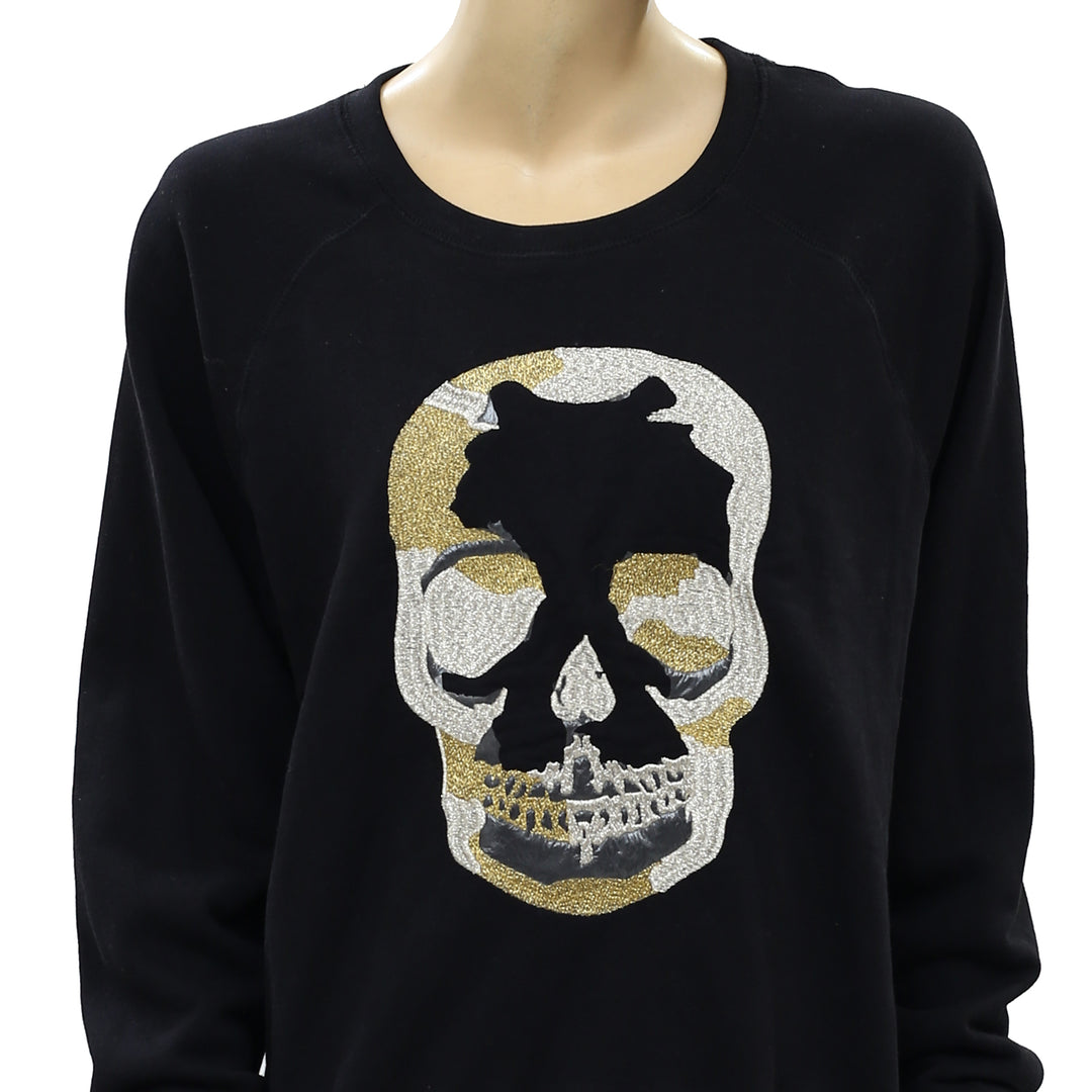 Zadig & Voltaire Upper Skull Sweatshirt Pullover Top M