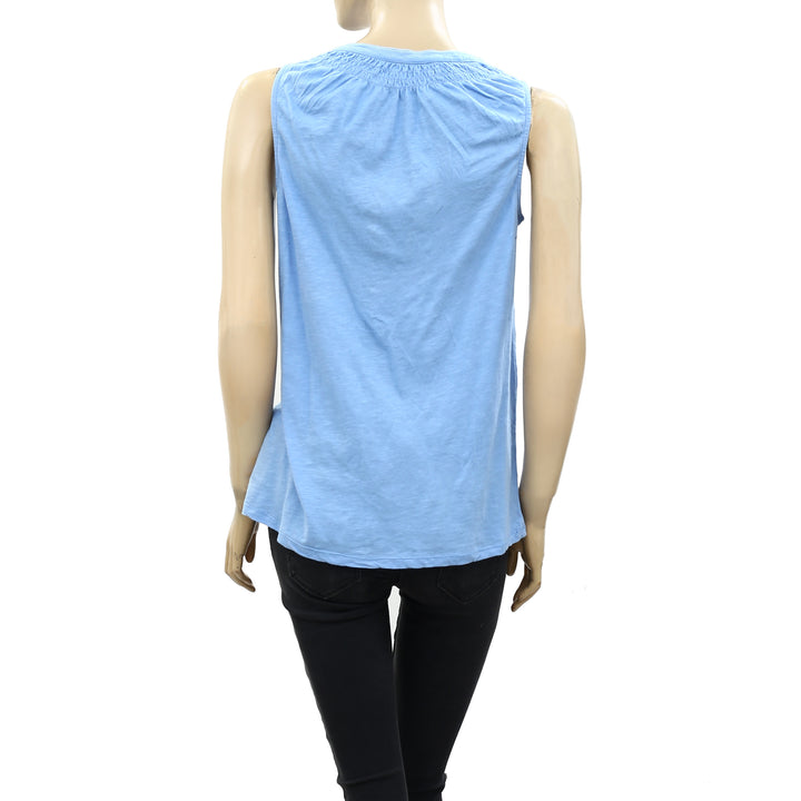 Lilly Pulitzer Essie Solid Blouse Tank Top