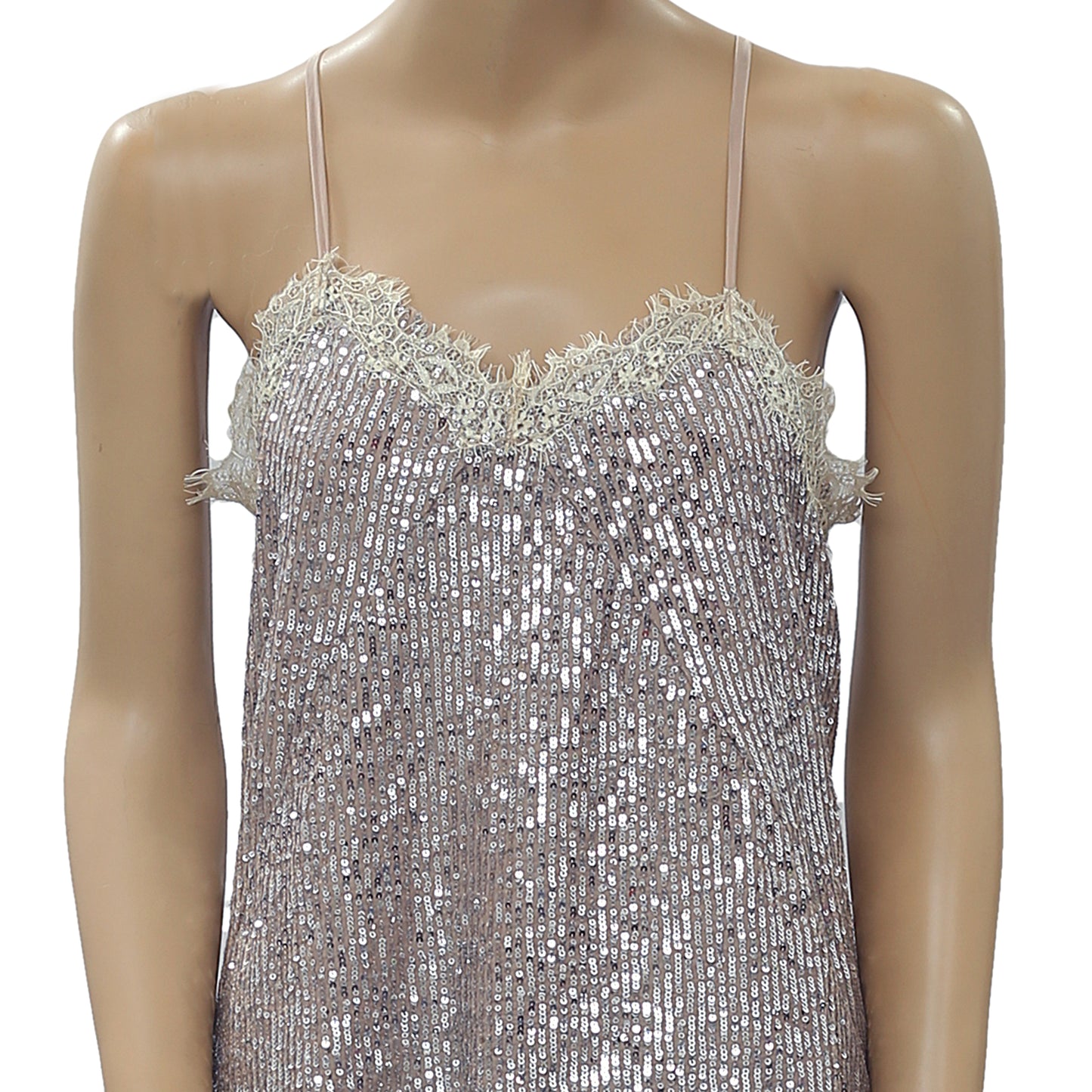 Semi Couture Sequin Embellished Blouse Tank Top