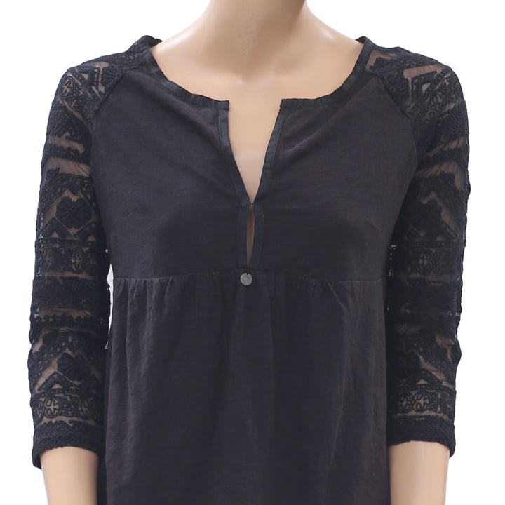 Odd Molly Anthropologie Embroidered Blouse Top