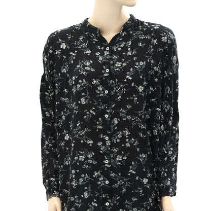 Denim & Supply Ralph Lauren Floral Printed Shirt Tunic Top XS