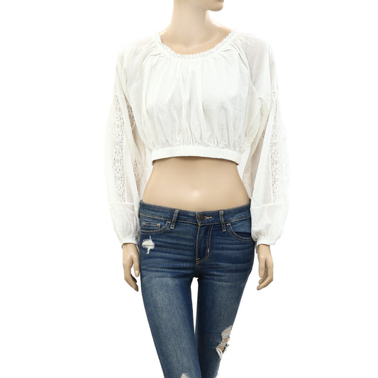 Ulla Johnson Lace Cropped Top