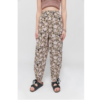 Urban Outfitters Paisley Tie-Cuff Tapered Pants