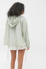 Out From Under Urban Outfitters Helena Gauze 连帽上衣 S