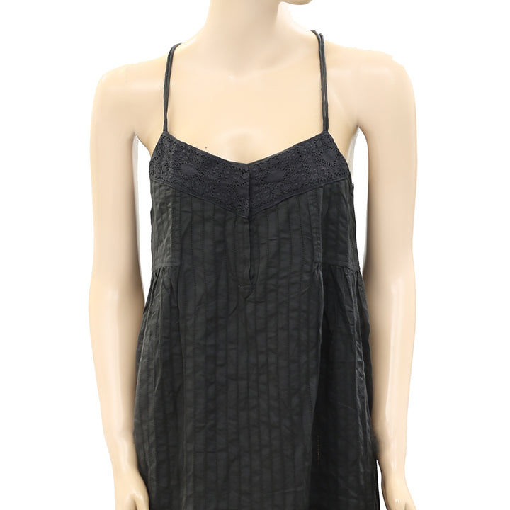 Isabel Marant Etoile Crochet Lace Slip Mini Dress