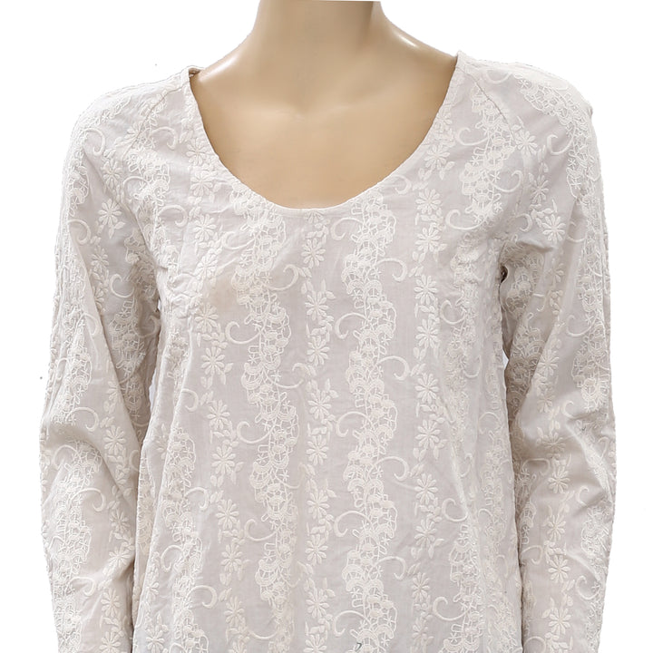 Odd Molly Anthropologie Embroidered Blouse Top