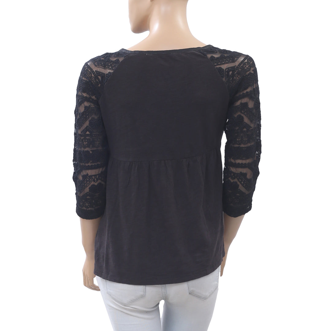 Odd Molly Anthropologie Embroidered Blouse Top