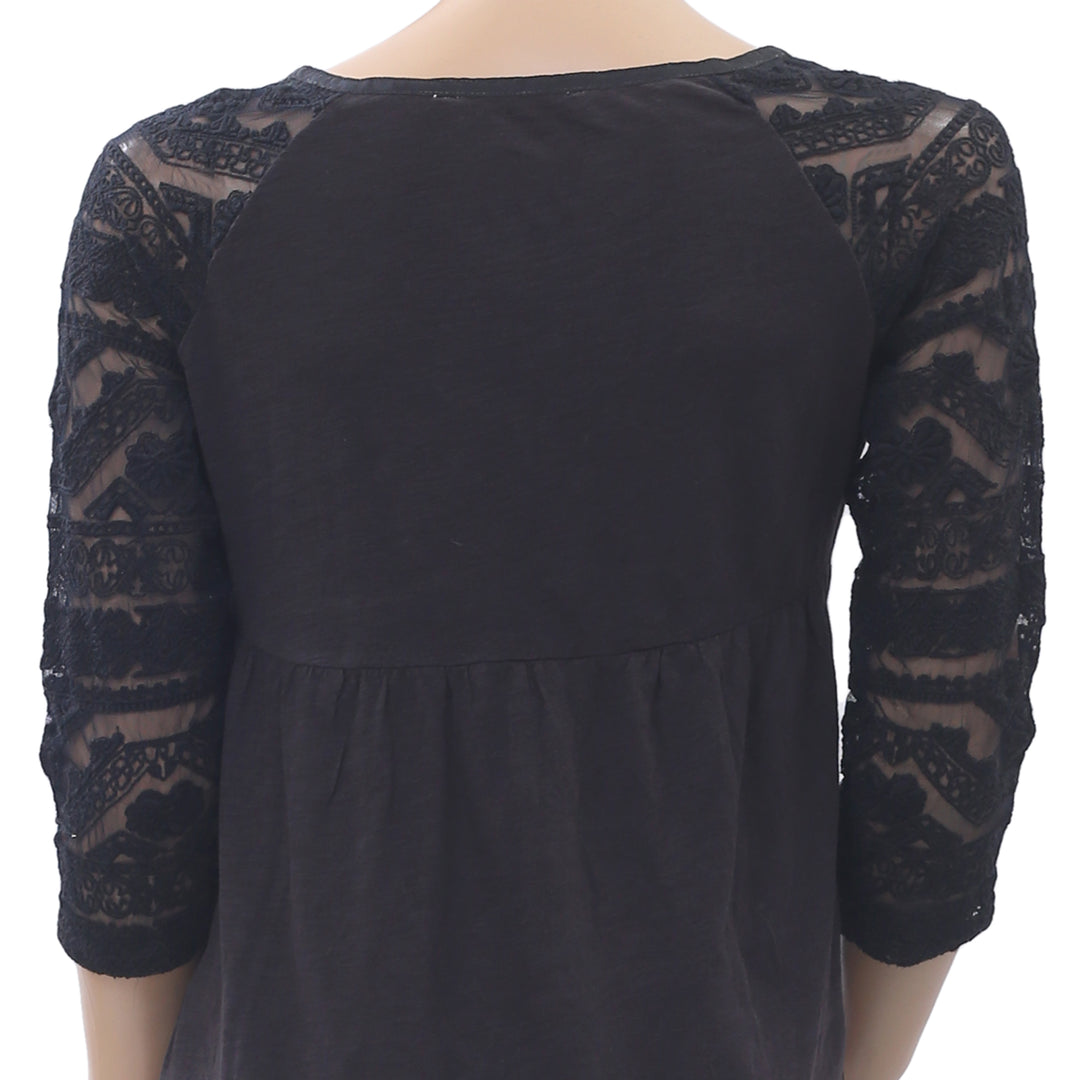 Odd Molly Anthropologie Embroidered Blouse Top