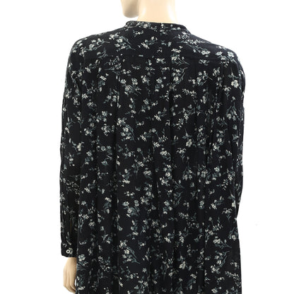 Denim & Supply Ralph Lauren Floral Printed Shirt Tunic Top