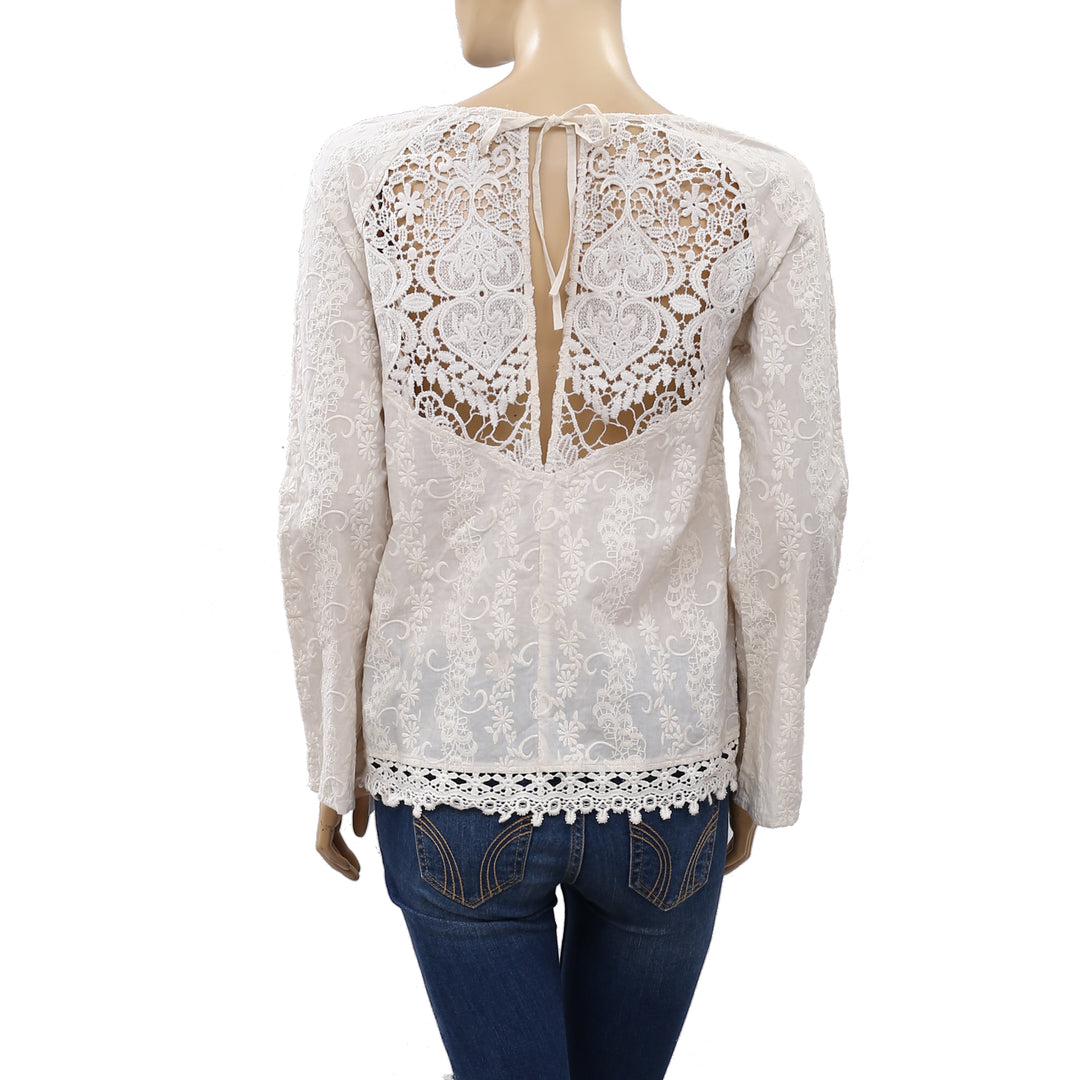 Odd Molly Anthropologie Embroidered Blouse Top