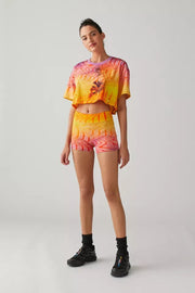 Urban Outfitters UO Palm Trees Cropped Tee Top