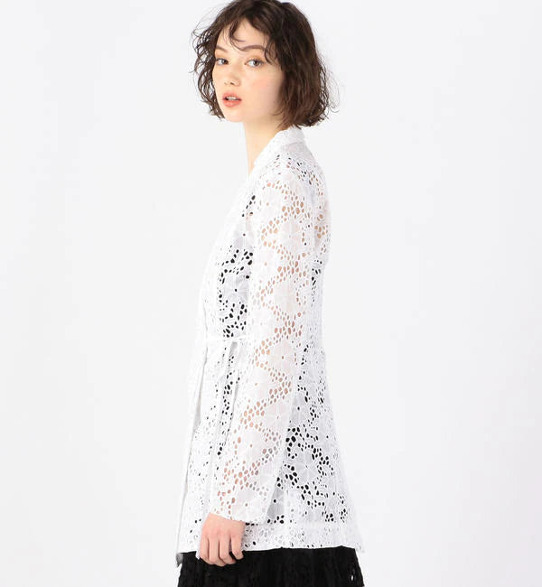 Merlette Zahara Jacket in White Wrap Tunic Top – White Merlette Zahara Jacket in White Wrap Tunic Top – White