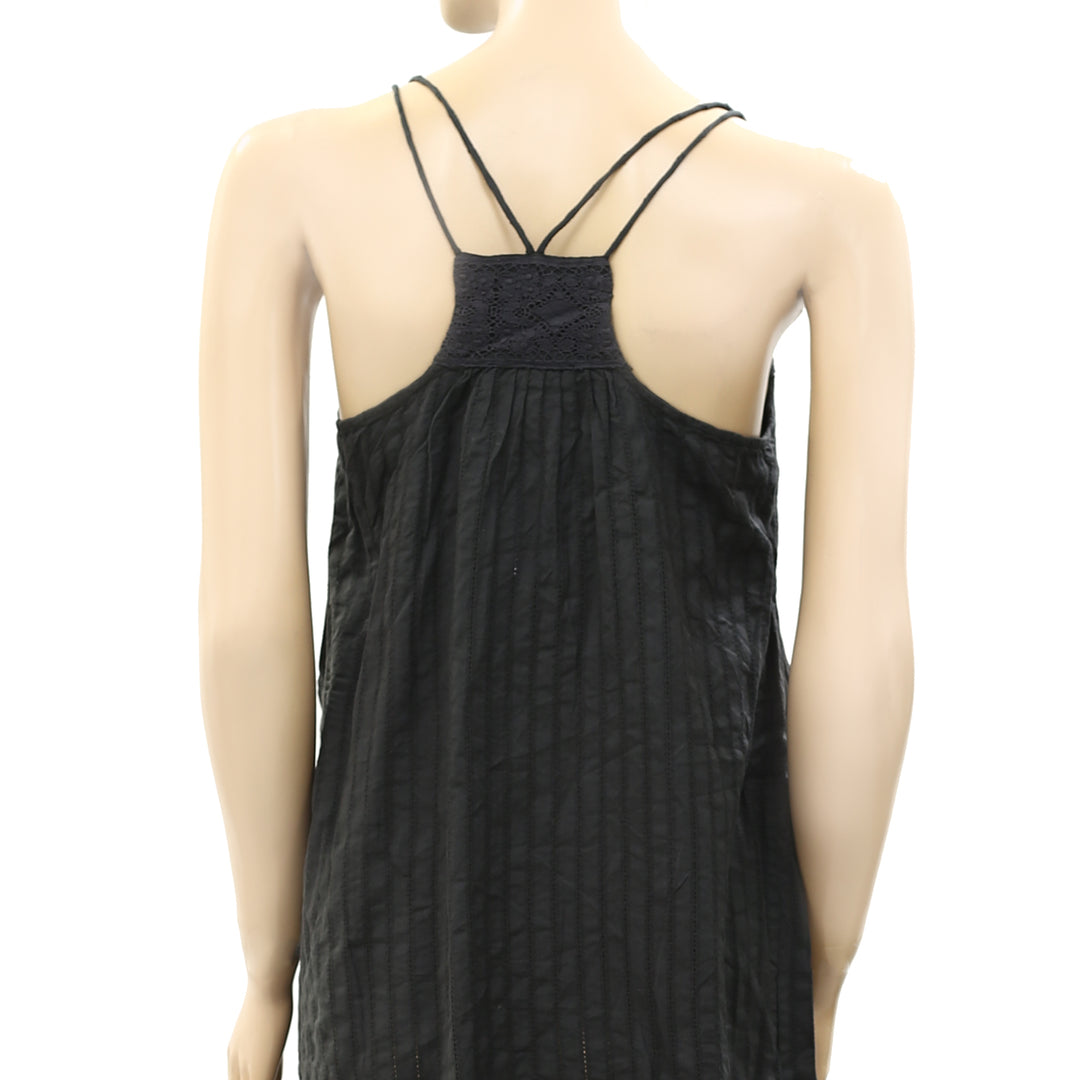 Isabel Marant Etoile Crochet Lace Slip Mini Dress