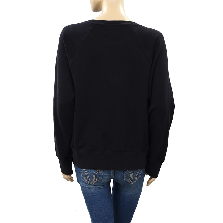 Zadig & Voltaire Upper Brode Skull Sweatshirt Pullover Top