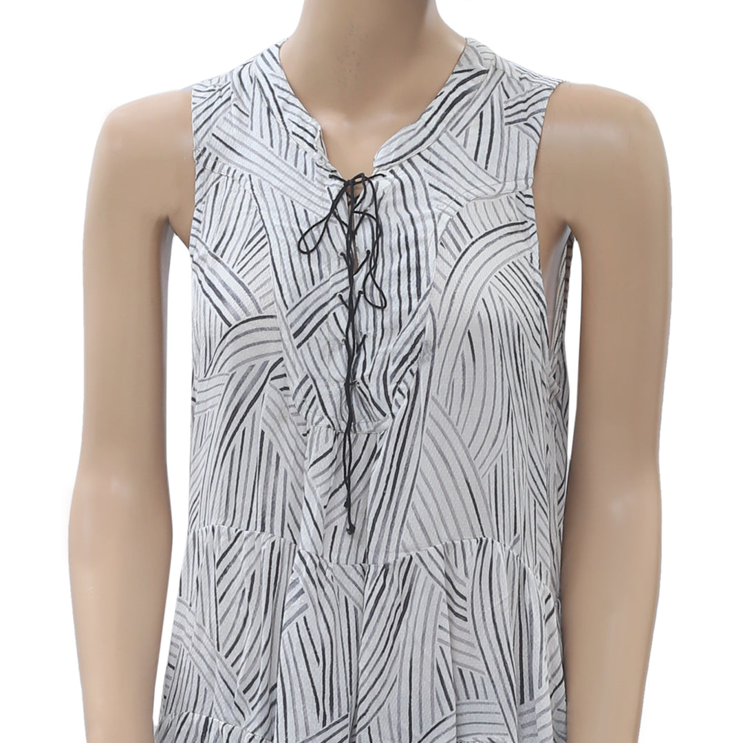 Floreat Anthropologie Anafa Striped Print Tank Top