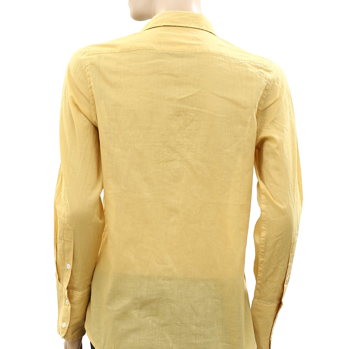 Nili Lotan Cotton Voile NL Buttondown Shirt Blouse Top