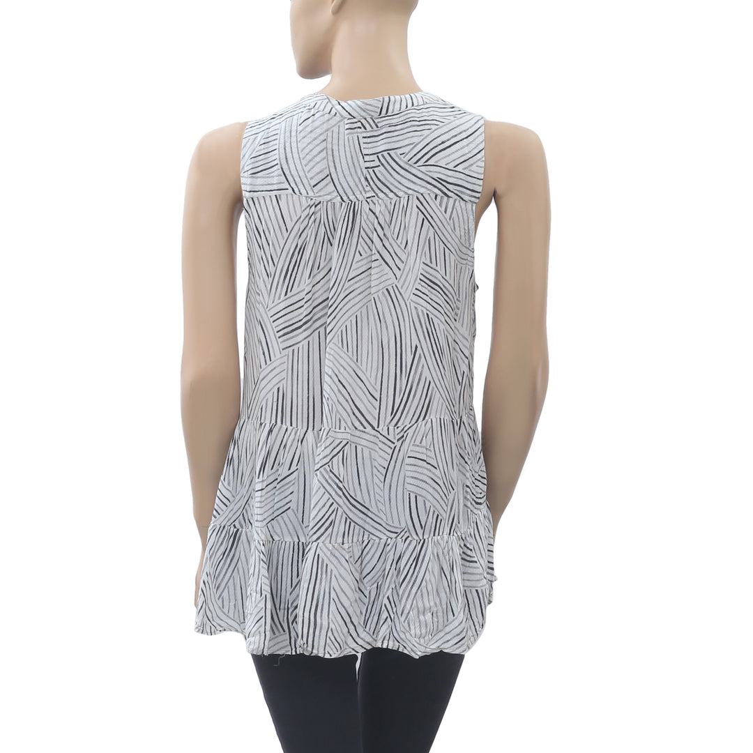 Floreat Anthropologie Anafa Striped Print Tank Top