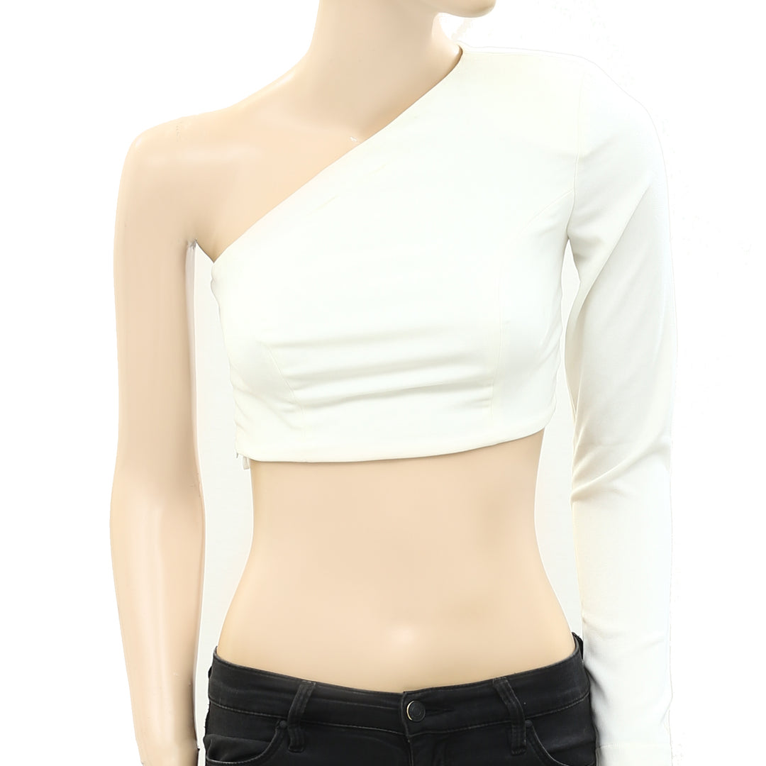 RSVP Nikhil Thampi White An Angel Among Us Cropper Top