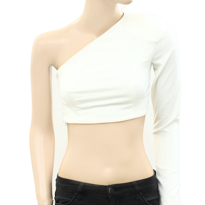 RSVP Nikhil Thampi White An Angel Among Us Cropper Top
