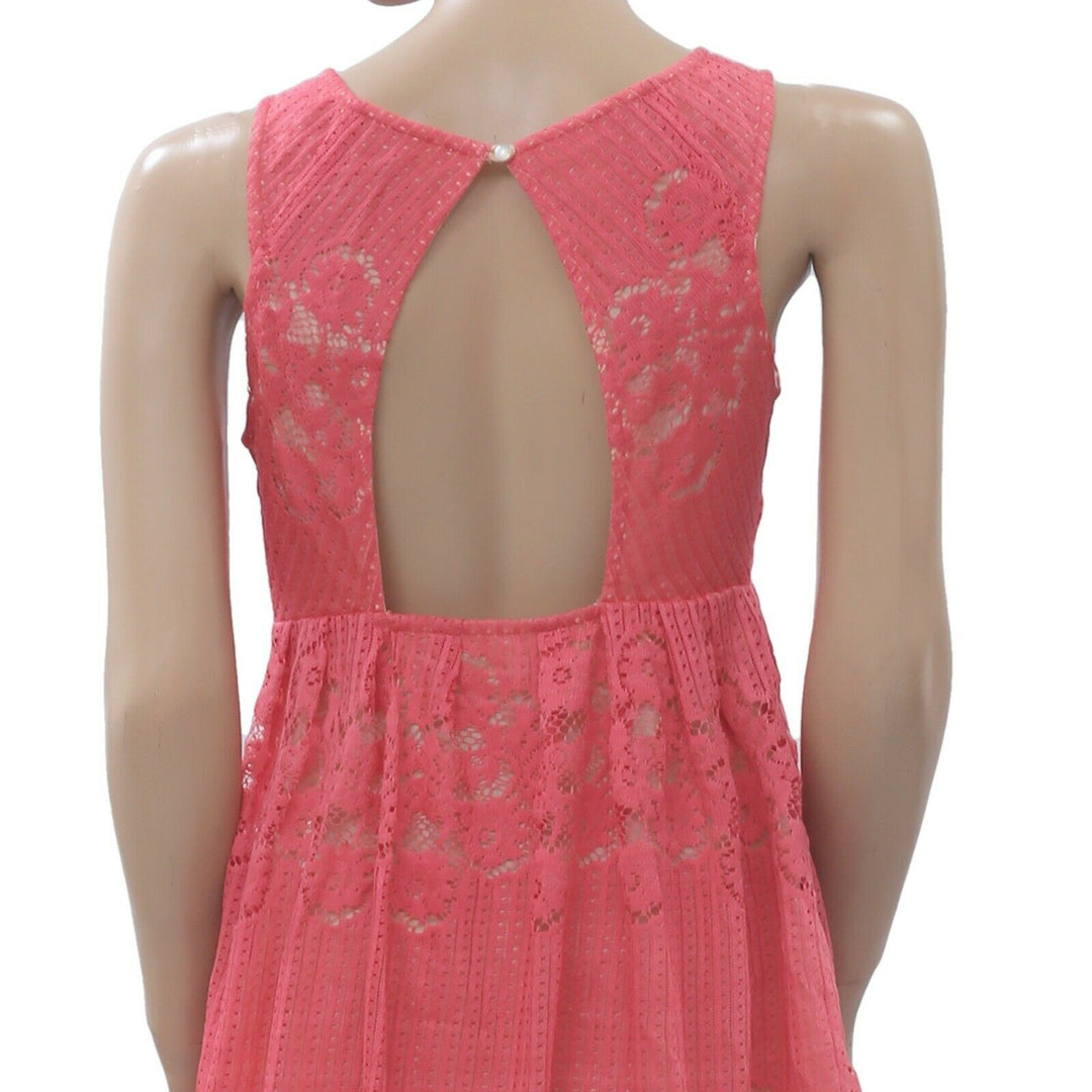 Free People Rocco Floral Lace Tunic Mini Dress White Chocolate Couture Free People Rocco Floral Lace Tunic Mini Dress White Chocolate Couture