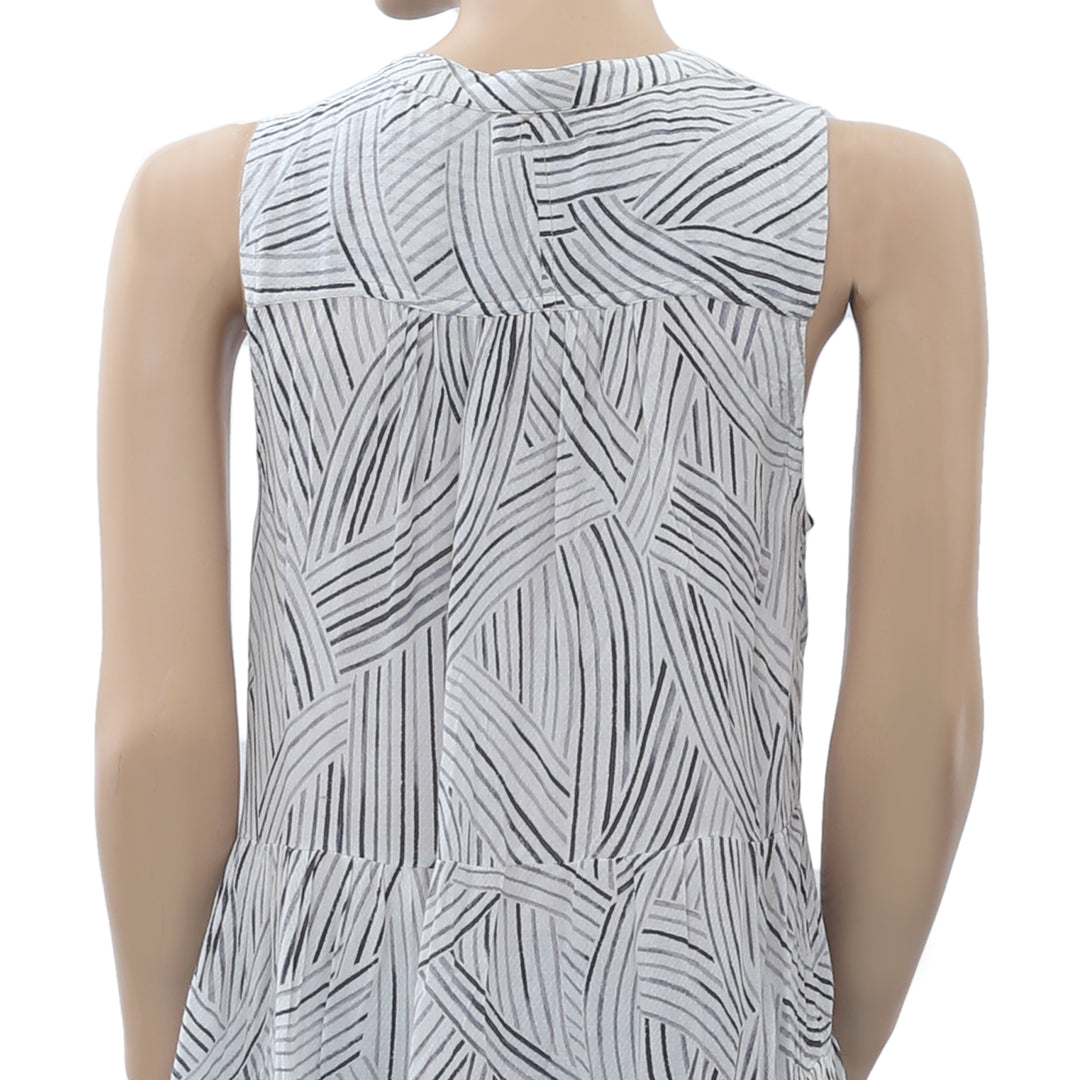 Floreat Anthropologie Anafa Striped Print Tank Top