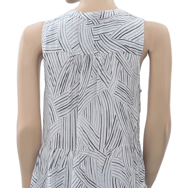 Floreat Anthropologie Anafa Striped Print Tank Top