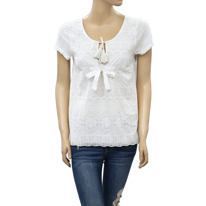 Odd Molly Anthropologie Embroidered Blouse Top