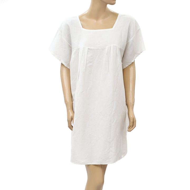 Nili Lotan Solid Mini Tunic Dress