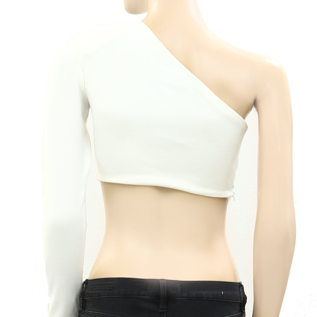 RSVP Nikhil Thampi White An Angel Among Us Cropper Top