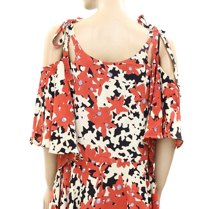 Free People FP ONE Lucina Floral Tunic Mini Dress