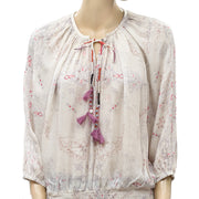 Odd Molly Anthropologie Printed Blouse Top