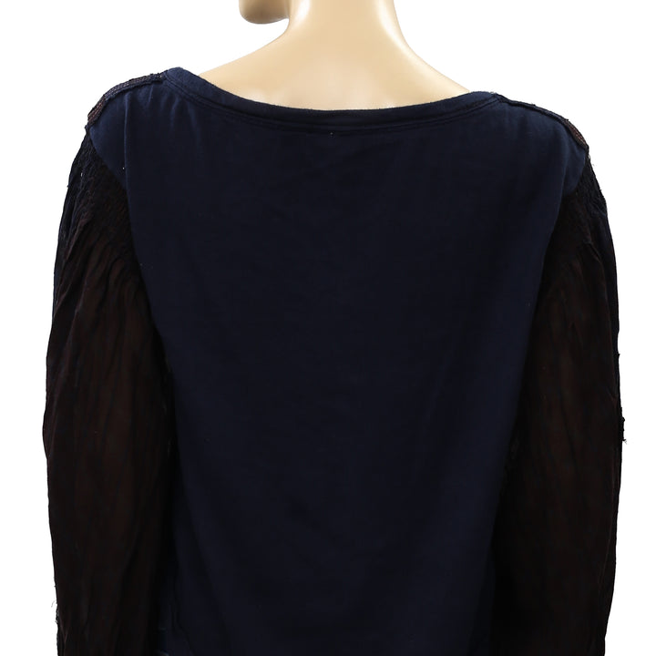 Free People Light Magic Henley Blouse Top