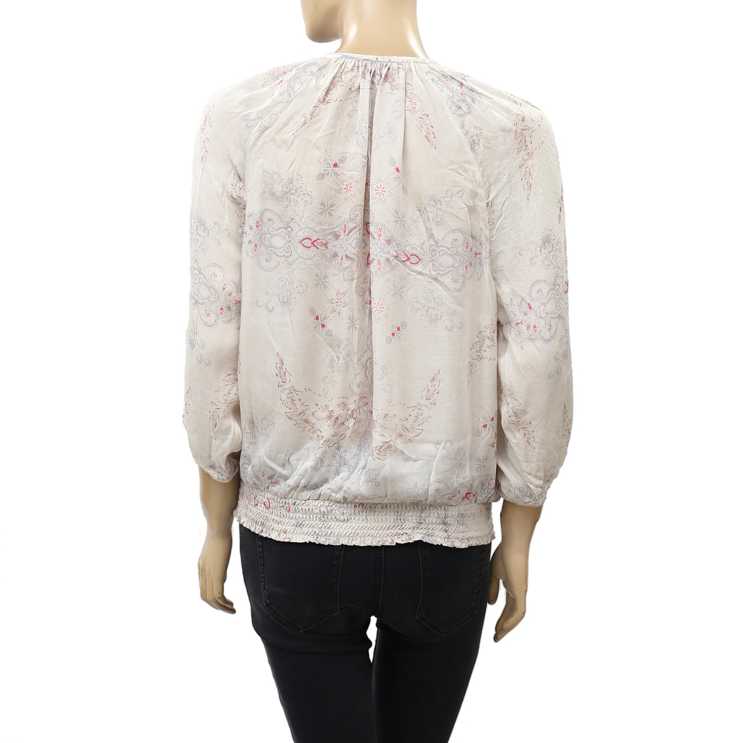 Odd Molly Anthropologie Printed Blouse Top