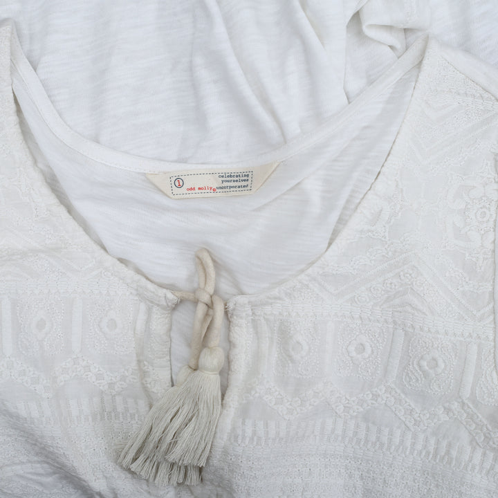 Odd Molly Anthropologie Embroidered Blouse Top