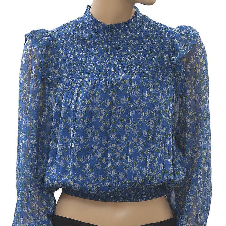 Free People Roma Floral-Printed Blouse Top