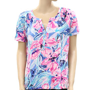 Lilly Pulitzer Floral Printed Blouse Top