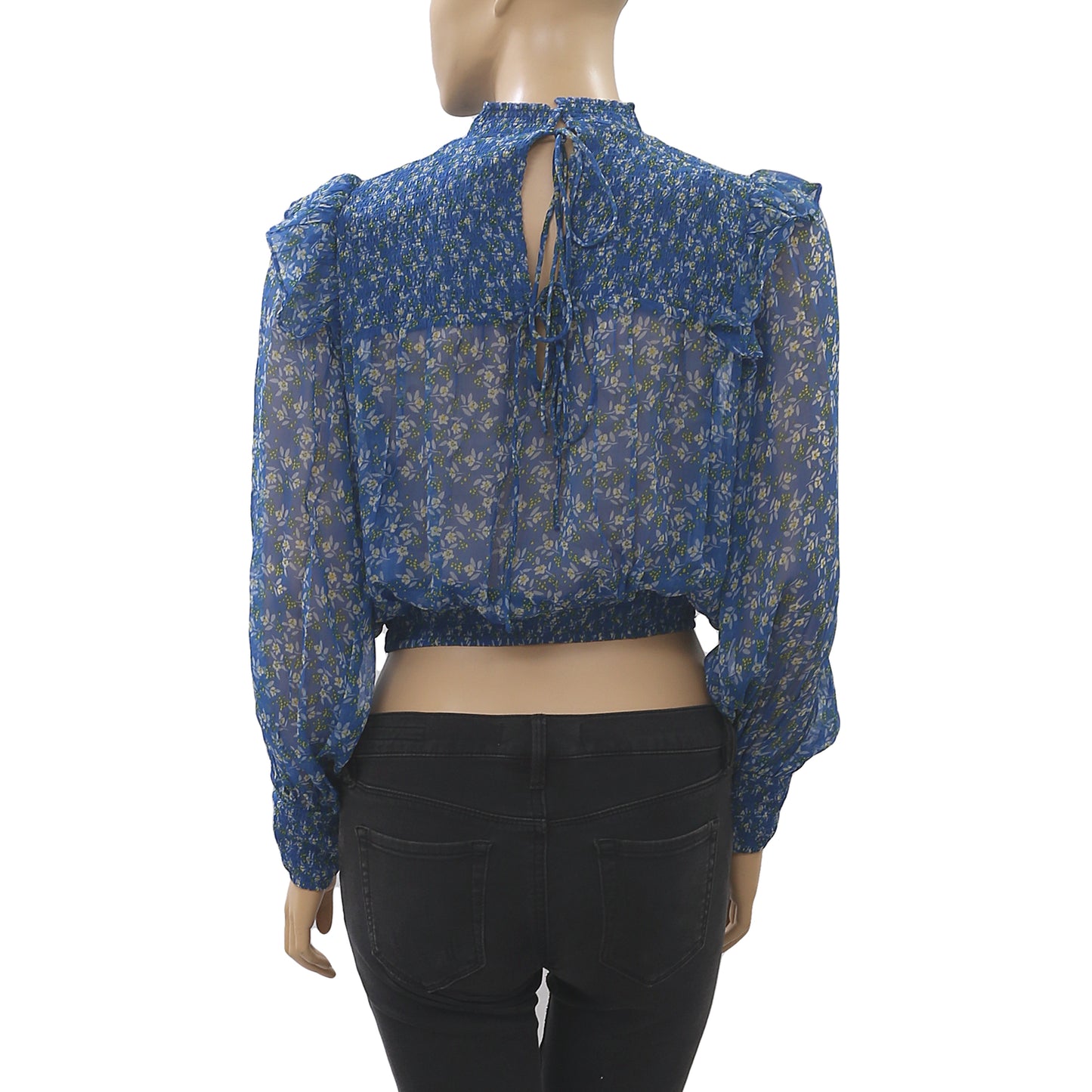 Free People Roma Floral-Printed Blouse Top