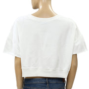Out From Under Urban Outfitters Poppy Short Sleeve Cropped Top