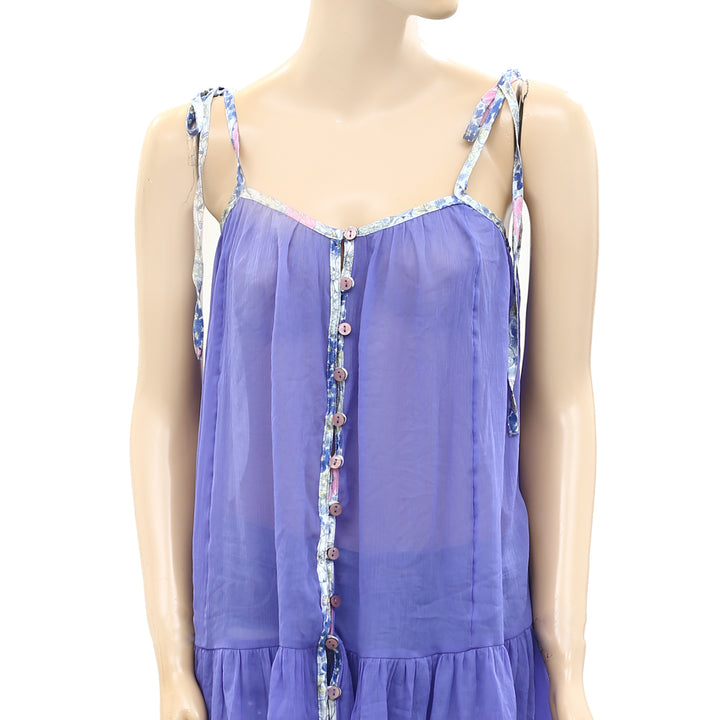 Free People Intimately Bali Sweet Nothing Slip Mini Dress