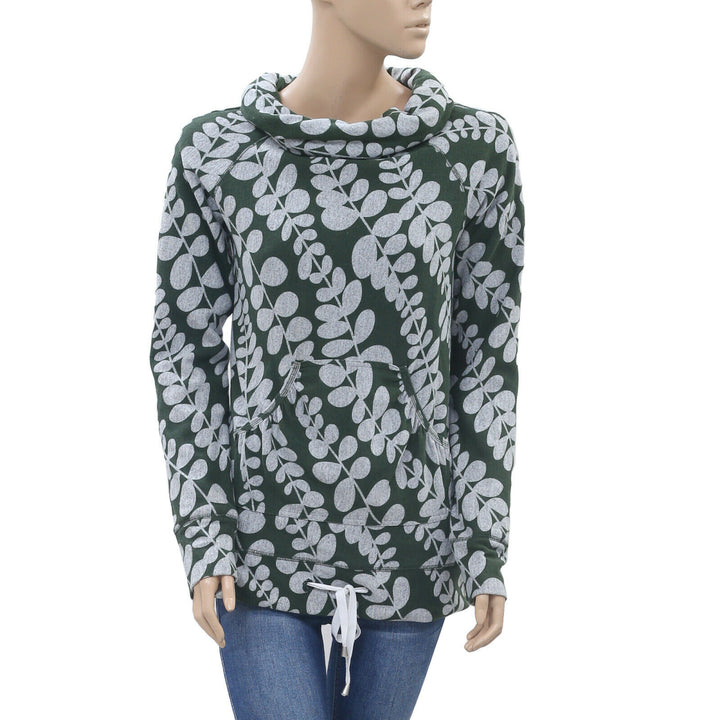 Throttleman Floral Printed Pullover Sweater Tunic Top