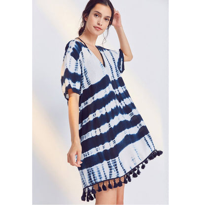 Out From Under Urban Outfitters Tie Dye Caftan Mini Dress