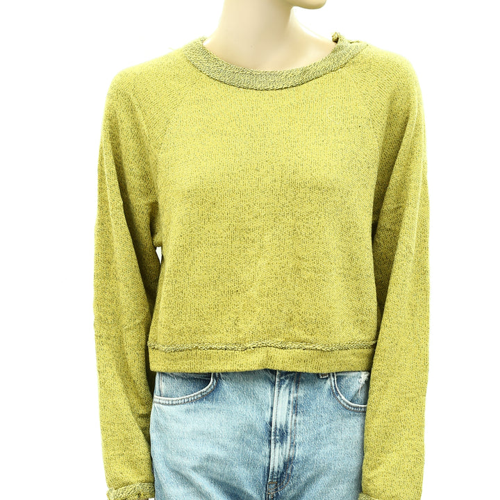 Free People Jade Pullover Sweatshirt Top